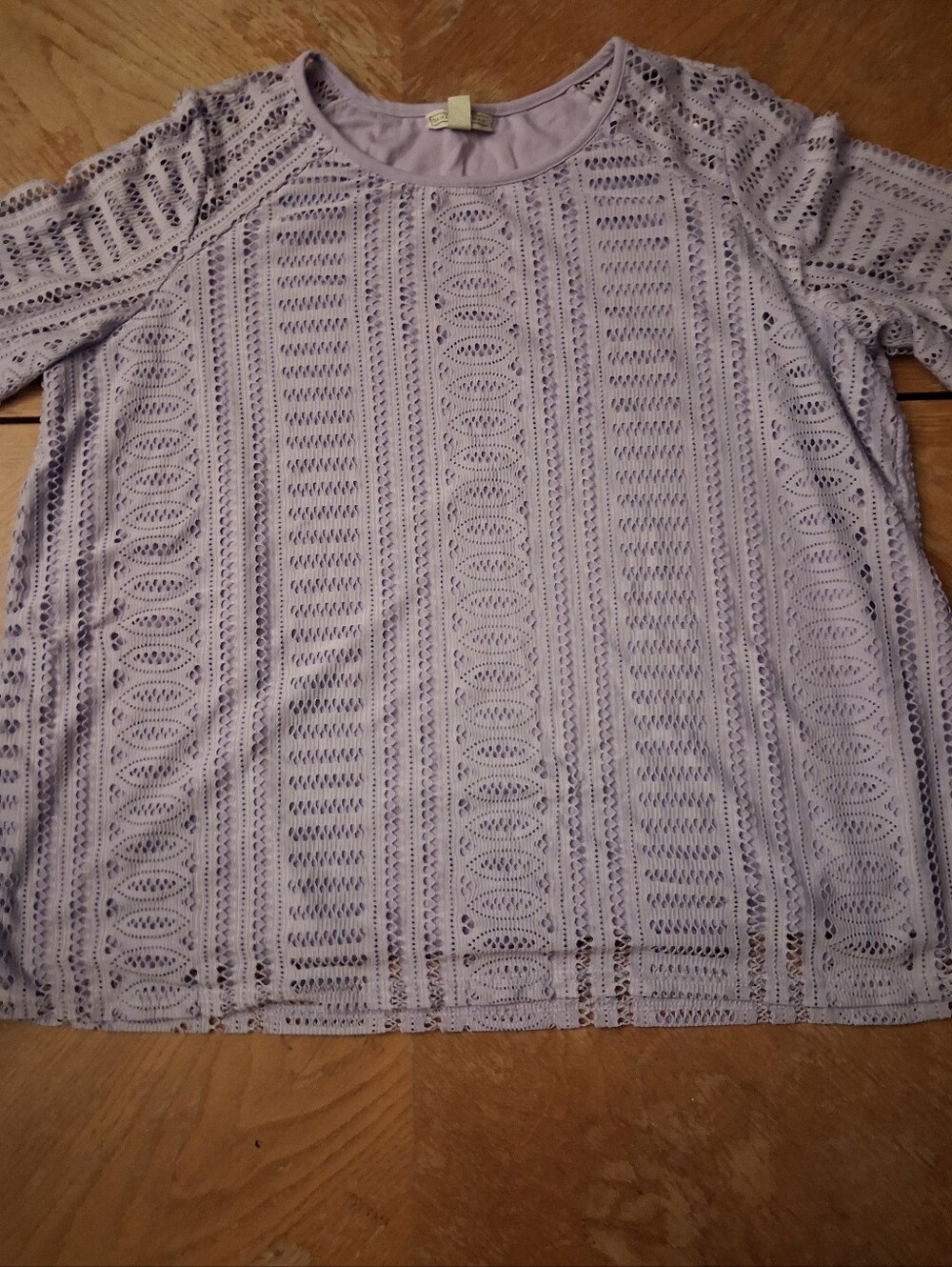 Dana Buchman Light Purple Knit Top